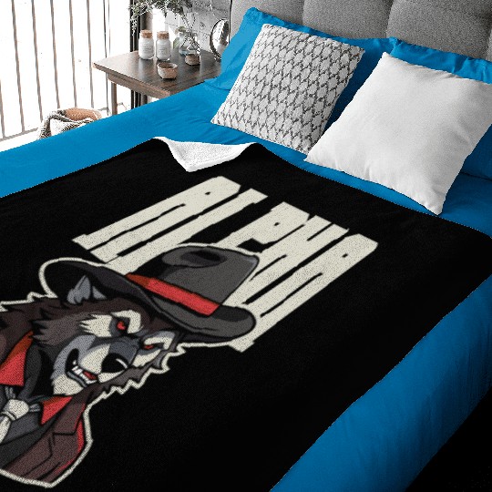 Alpha Wolf – No Beta Behavior Baby Blankets