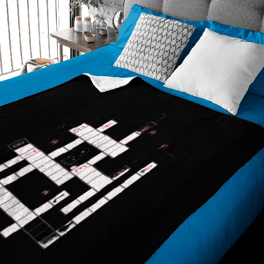 Preppy Crossword Baby Blankets – Stylish & Fun Word Puzzl