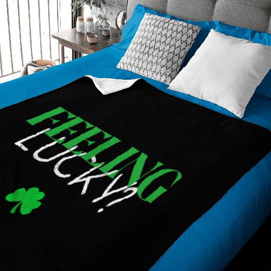 Feeling Lucky With Clover Baby Blankets