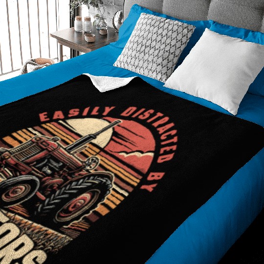 Tractor Love: The Heart of Farming Baby Blankets