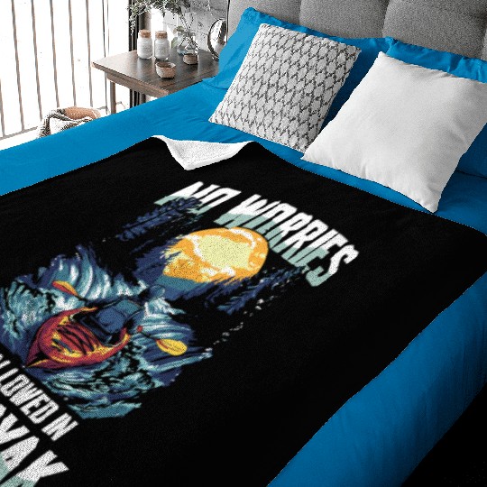 No Worries Allowed In The Kayak Adventure Baby Blankets