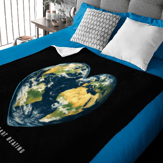 Keep the Heart Beating Environment Earth Earth Day Baby Blankets