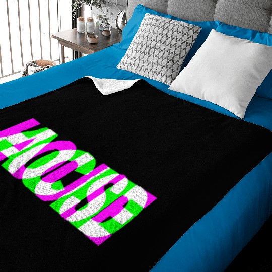 Acid House Techno Raver Baby Blankets