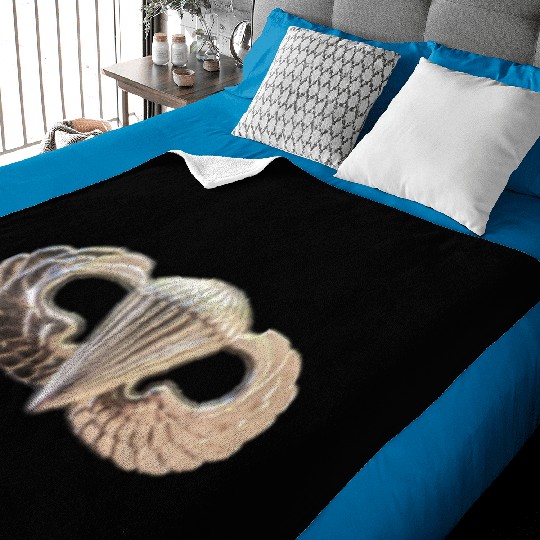 Airborne Wings gift for your favorite veteran. Baby Blankets