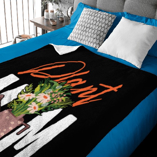 Plant Lover Gardening Plant Mom Baby Blankets