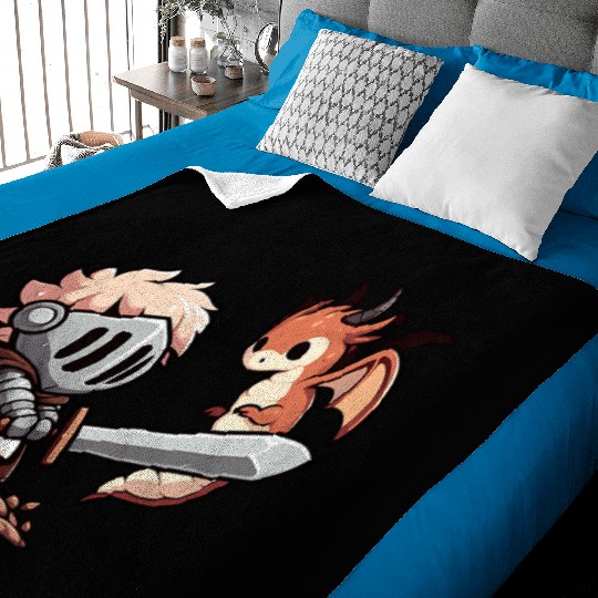 Chibi Knight Baby Blankets