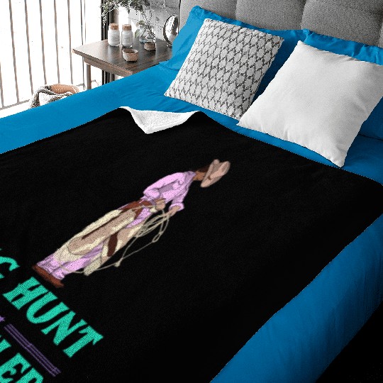 Egg Hunt Wrangler Easter Baby Blankets