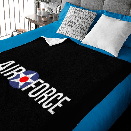 AIR FORCE ROUNDEL Baby Blankets
