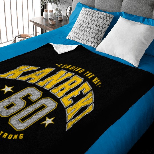 Kanreki 60th Birthday Japanese Name and Number Baby Blankets