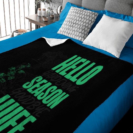 Plant Lover Gardening Husband Wife Baby Blankets