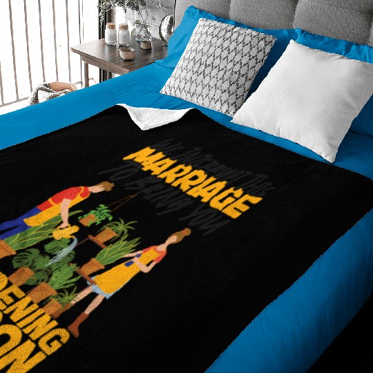 Plant Lover Gardening Husband Wife Baby Blankets