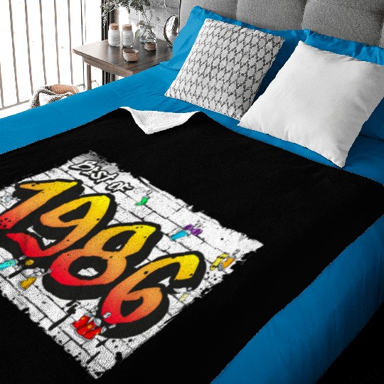 Best of 1986 Graffiti – 39 Years of Urban Attitude Baby Blankets