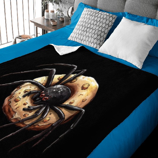 Donut Spider Funny Creative Motif Baby Blankets