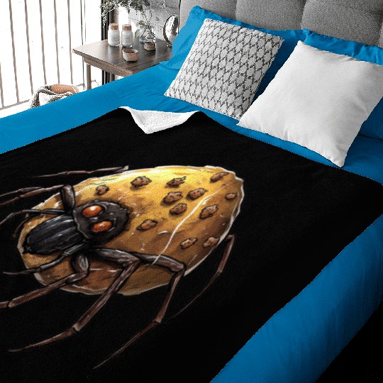 Donut Spider Funny Creative Motif Baby Blankets