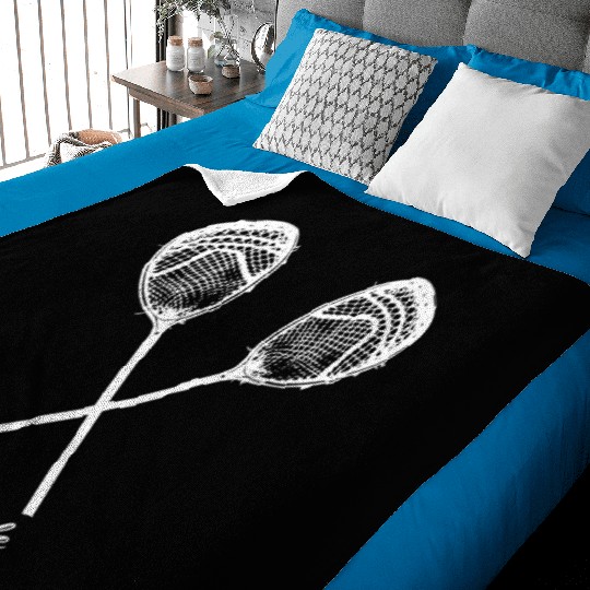Goalie Life Lacrosse Baby Blankets