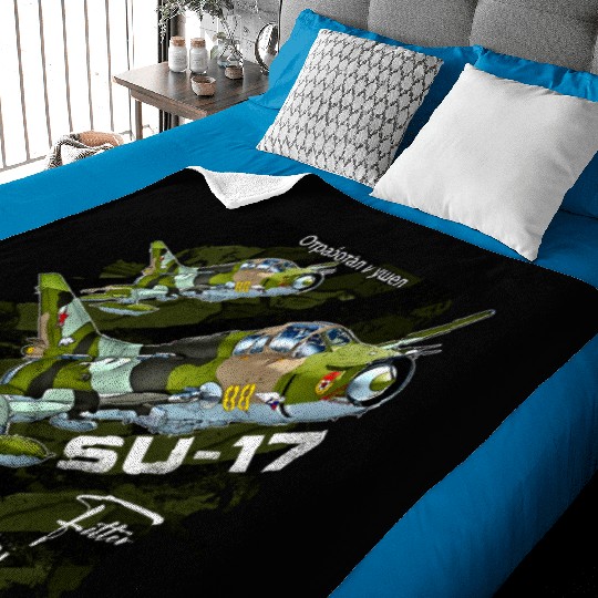 Sukhoi Su-17 Fitter – Iconic Soviet Jet Baby Blankets