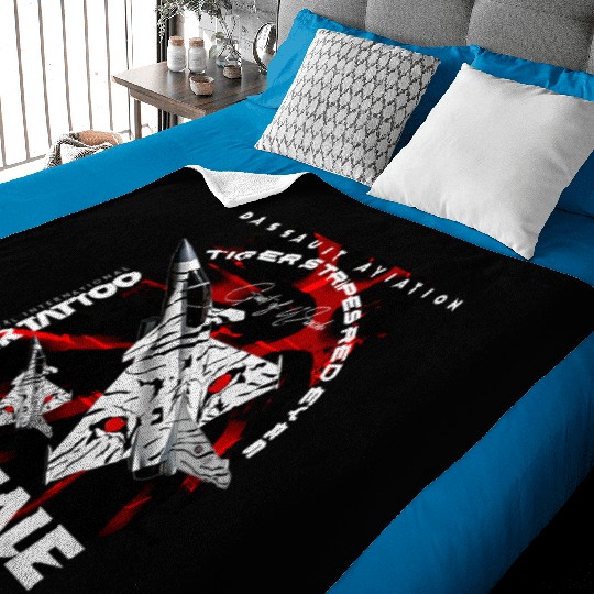 Dassault Rafale Flottille 11F French Navy Marine Baby Blankets