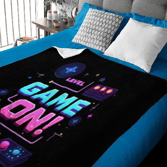 Level Up Your Style With Game On Baby Blankets