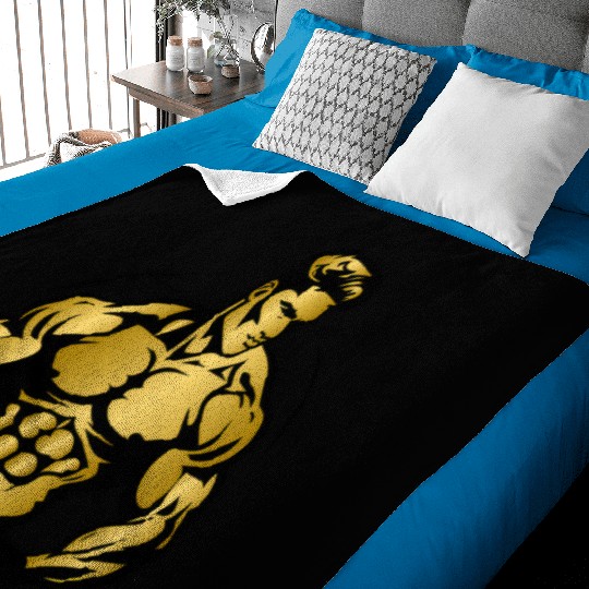 workout gym theme Baby Blankets