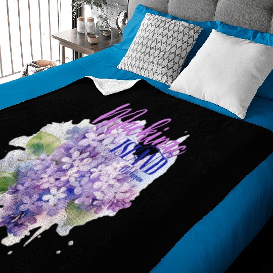 Mackinac Island Michigan Lilacs Lilac Festival Sta Baby Blankets