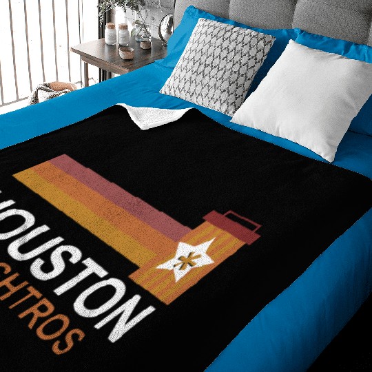 Houston Trashtros Asterisks Baby Blankets