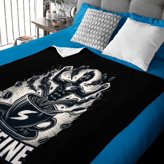 Caffeine Beast Baby Blankets