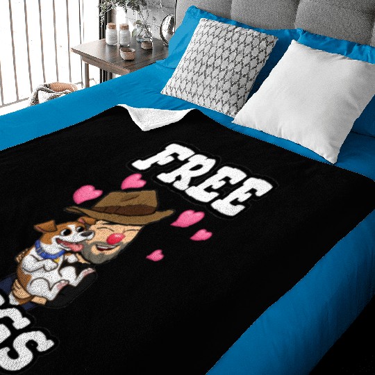 Free Hugs Baby Blankets