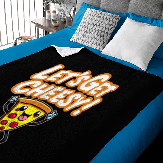 Let s Get Cheesy Baby Blankets