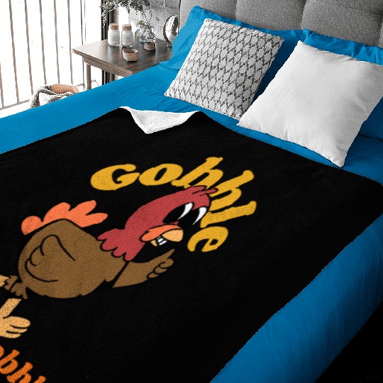 Dancing Turkey | Gobble 'Til you Wobble | Baby Blankets