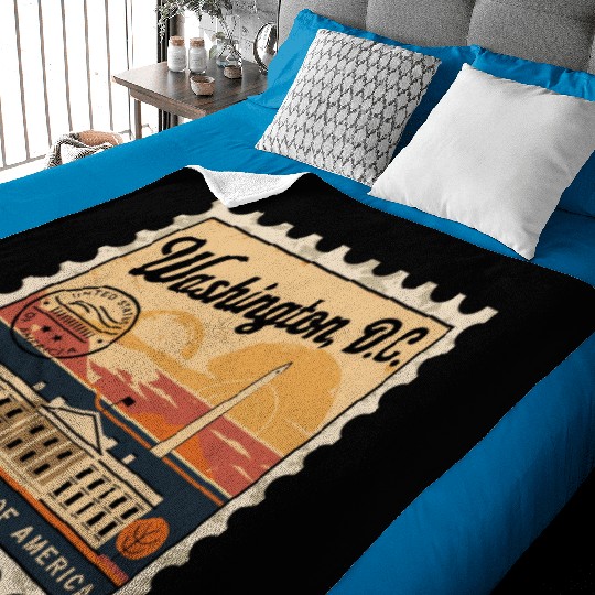 Washington DC Souvenir and Political Gift Idea Baby Blankets