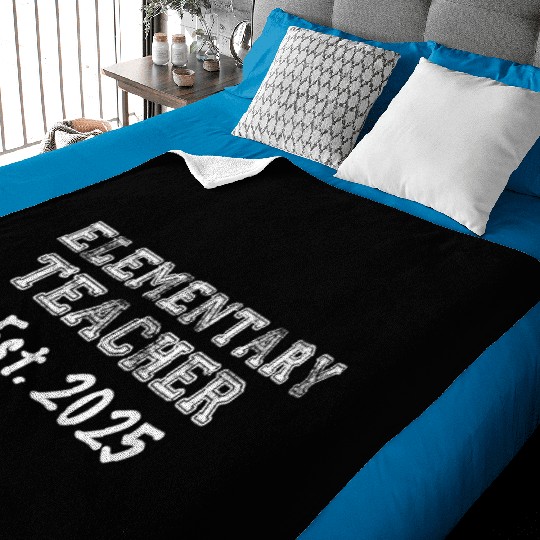 Elementary Teacher Graduation Gift 2025 Baby Blankets