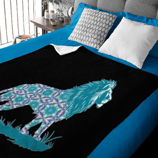 Star of David Pattern 8 Lion of Judah Baby Blankets