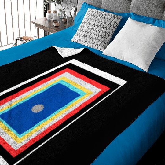 White Minimalist Line Doodles Creative Page Bor Baby Blankets