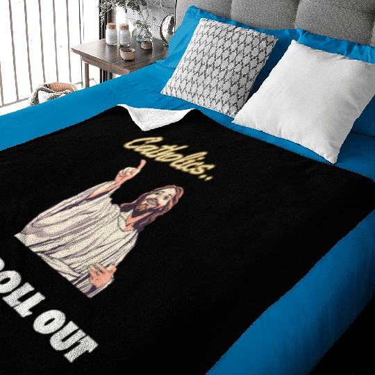 Catholics Roll Out- Jesus Transformer Baby Blankets