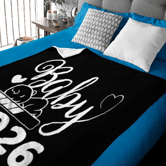 Baby 2026 Loading Expecting Joyful Arrival Baby Blankets
