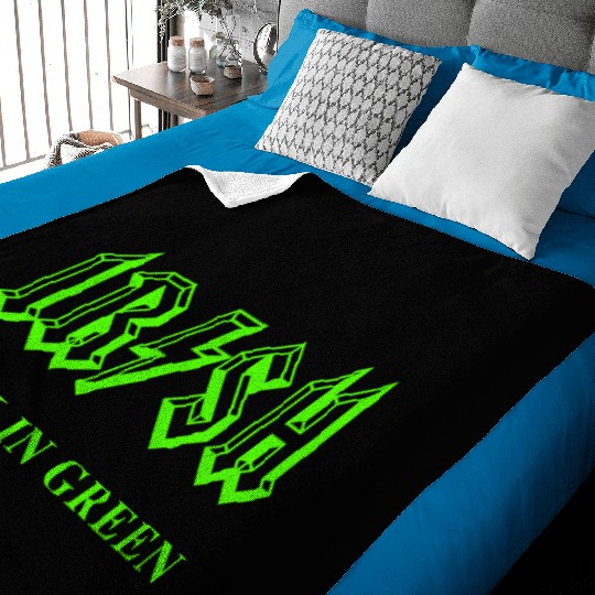 Irish Classic Rock - Back in Green Baby Blankets