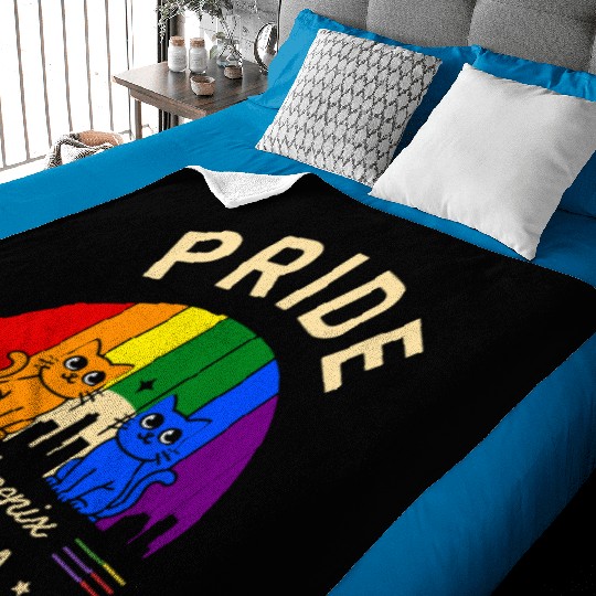 Pride of Phoenix City Arizonna USA Rainbow Flag Baby Blankets