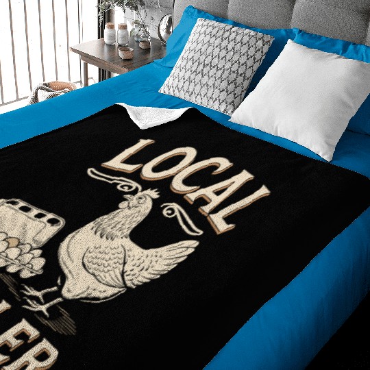 Egg Hunt Local Egg Dealer Easter Sunday Baby Blankets