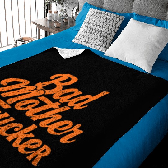pulp fiction-"Bad motherTrucker" Baby Blankets