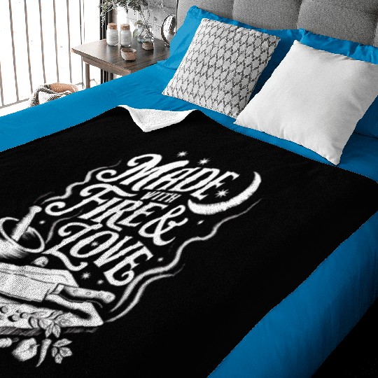 Made with Fire and Love Cooking Baby Blankets