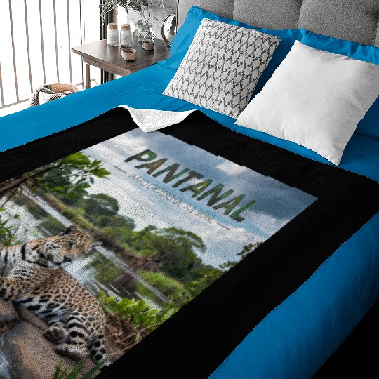 Pantanal Jaguar – Wild Beauty of Brazil Baby Blankets