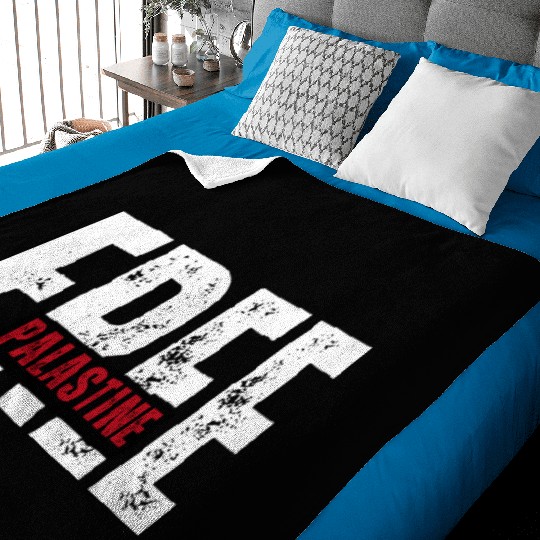 Free Palestine – Solidarity Statement Baby Blankets