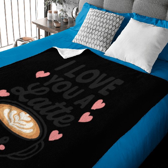 I love you a latte Baby Blankets