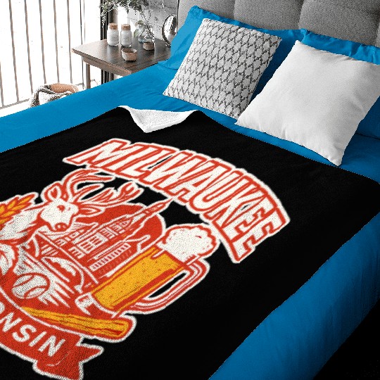 Milwaukee Wisconsin Baby Blankets