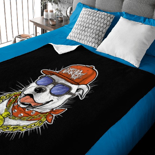 Cool Dog Graphic Unisex Ultra Cotton Baby Blankets - Perfect