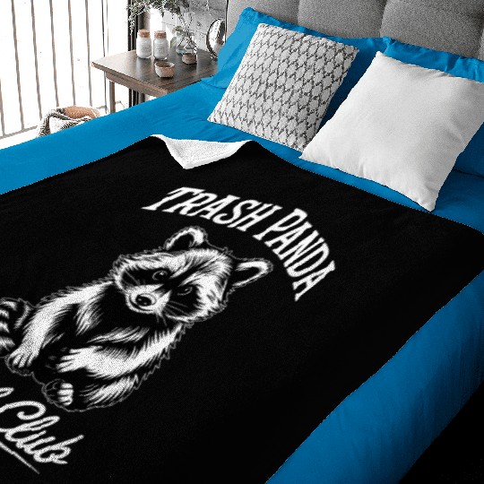 Feral Racoon Raccoon Baby Blankets