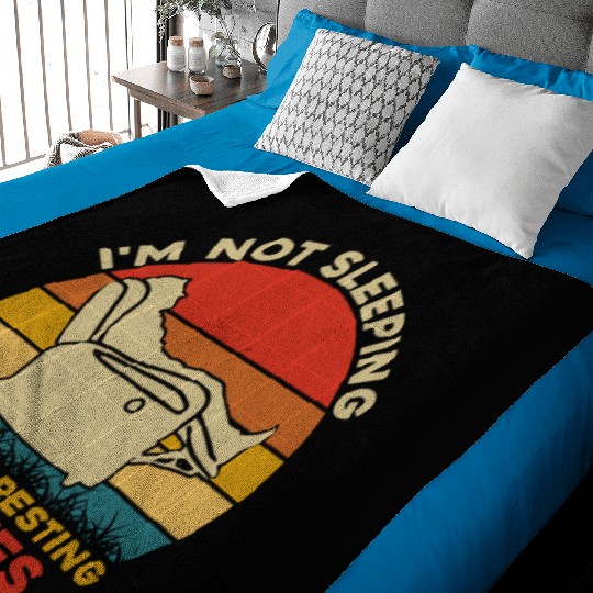 Resting My Eyes Baby Blankets – Funny Dad Joke Gift