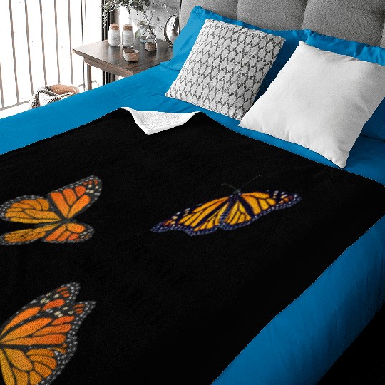the only good orange monarch is a butterfly Baby Blankets