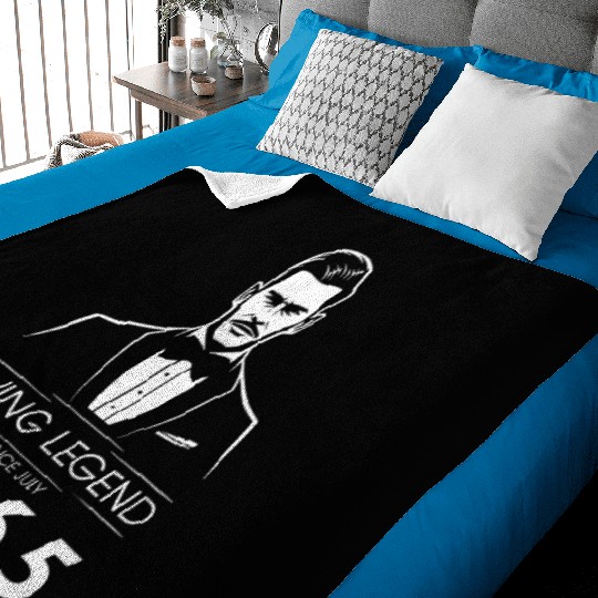 60th birthday Living Legend (GENT) since 07/1965 Baby Blankets