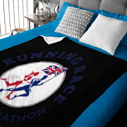 London Marathon Baby Blankets